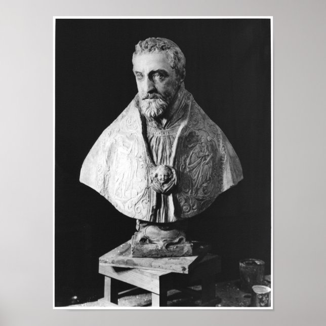 Pôster Retrato de Francois d'Escoubleau (Frente)