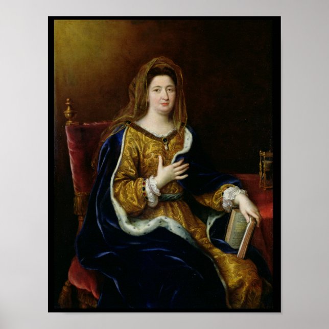 Pôster Retrato de Francoise d'Aubigne Marquise (Frente)