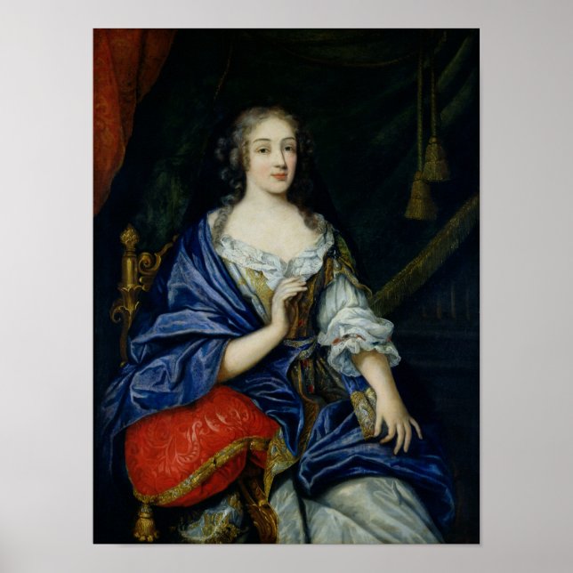 Pôster Retrato de Francoise-Louise de la Baume le Blanc (Frente)