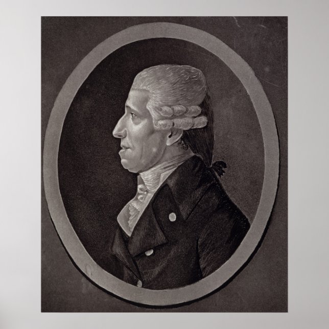 Pôster Retrato de Franz Joseph Haydn (Frente)