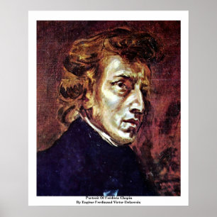 Poster Retrato De Frédéric Chopin