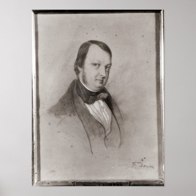 Pôster Retrato de Frederic Chopin (Frente)