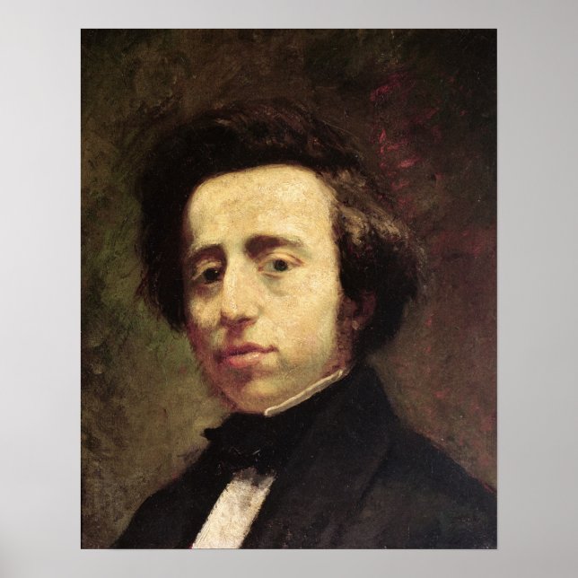 Pôster Retrato de Frederic Chopin 2 (Frente)