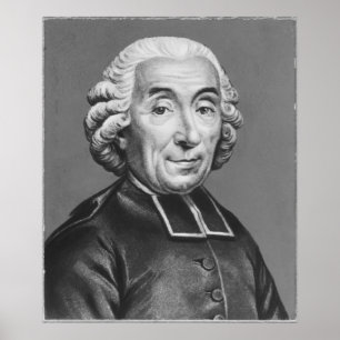 Pôster Retrato de Gabriel Bonnot de Mably