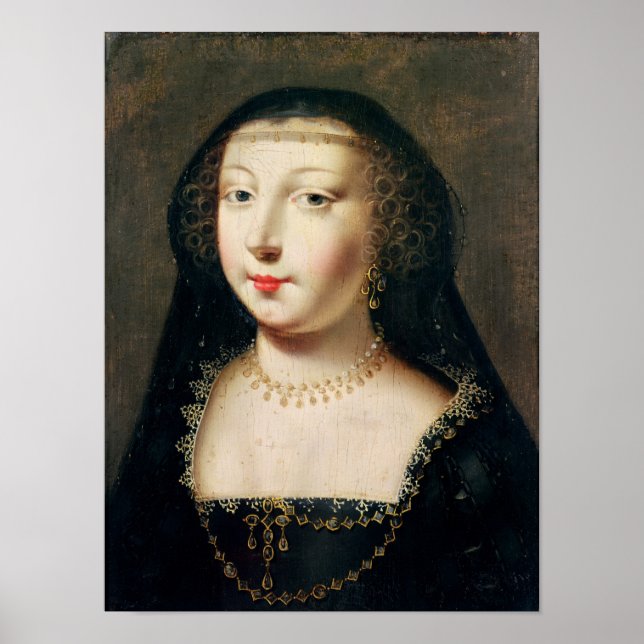 Pôster Retrato de Gabrielle d'Estures (Frente)