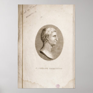 Poster Retrato de Gaius Crispus Sallust