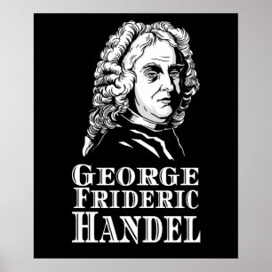 Poster Retrato de George Frideric Handel