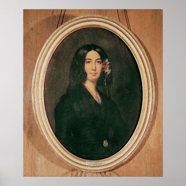 Poster Retrato de George Sand (Frente)