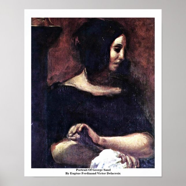 Poster Retrato De George Sand (Frente)