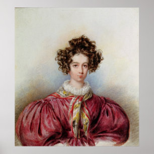 Pôster Retrato de George Sand 1830