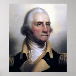 Pôster Retrato de George Washington
