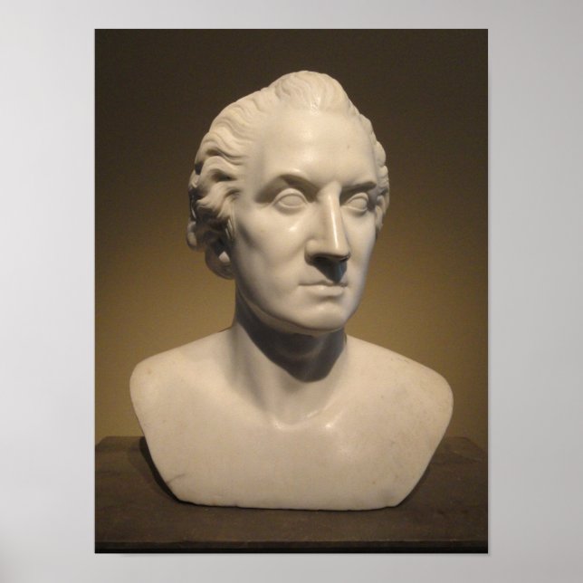 Poster Retrato de George Washington | 1828-30 (Frente)