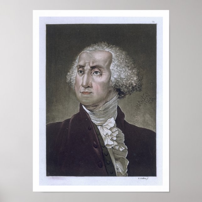 Pôster Retrato de George Washington, de Le Costume An (Frente)