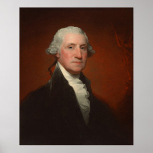 Pôster Retrato de George Washington Gilbert Stuart
