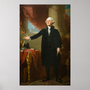 Poster Retrato de George Washington "Lansdowne"