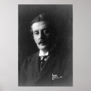Pôster Retrato de Giacomo Puccini