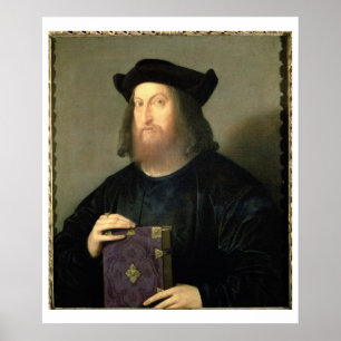 Pôster Retrato de Gian Giorgio Trissino (1478-1550) (óle
