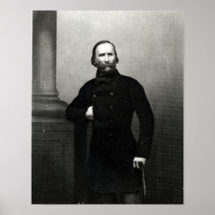 Pôster Retrato de Giuseppe Garibaldi