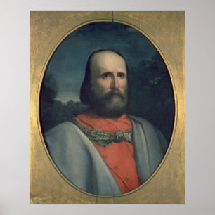 Poster Retrato de Giuseppe Garibaldi 2