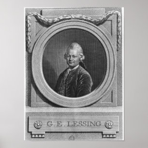 Pôster Retrato de Gotthold Ephraim Lessing