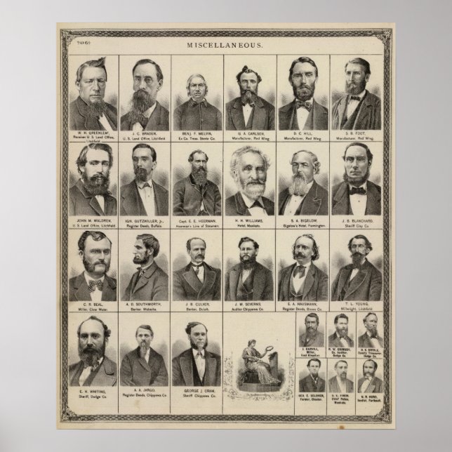 Pôster Retrato de Greenleaf, Minnesota (Frente)