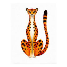 Retrato de Guepardo Malhado