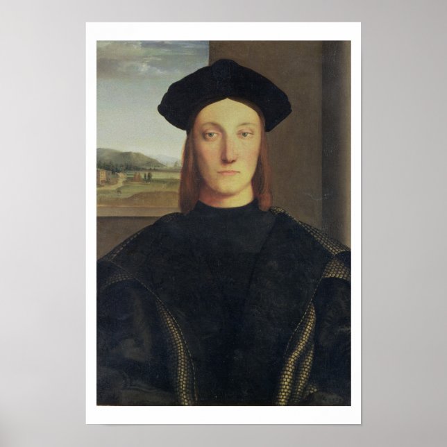 Pôster Retrato de Guidobaldo da Montefeltro, Duque da Urb (Frente)