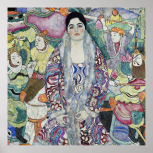 Poster Retrato de Gustav Klimt de Friederike Maria