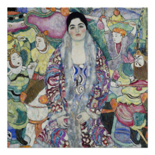 Pôster Retrato de Gustav Klimt de Friederike Maria