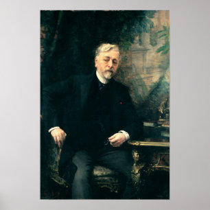 Pôster Retrato de Gustave Eiffel 1905