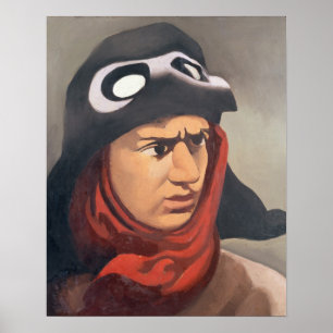 Poster Retrato de Guynemer, 1921-23