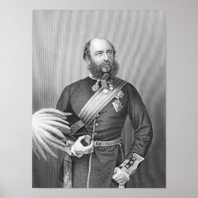 Poster Retrato de H.R.H. O Duque de Cambridge (Frente)
