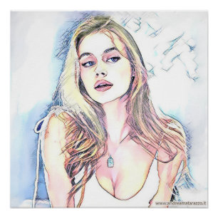 Pôster Retrato de Hailey