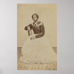 Poster Retrato de Harriet Tubman   1868-69
