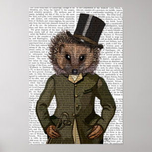 Poster Retrato de Hedgehog Rider