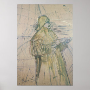 Pôster Retrato de Henri de Toulouse-Lautrec de Mauríci