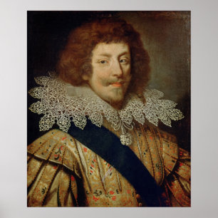 Poster Retrato de Henri Duque de Montmorency