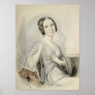 Pôster Retrato de Henriette Gertrudes Sontag