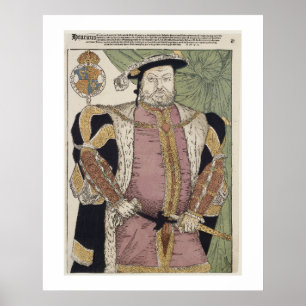 Poster Retrato de Henrique VIII de Inglaterra (1547)