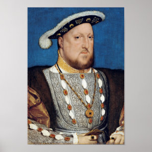 Poster Retrato de Henrique VIII de Inglaterra, Holbein