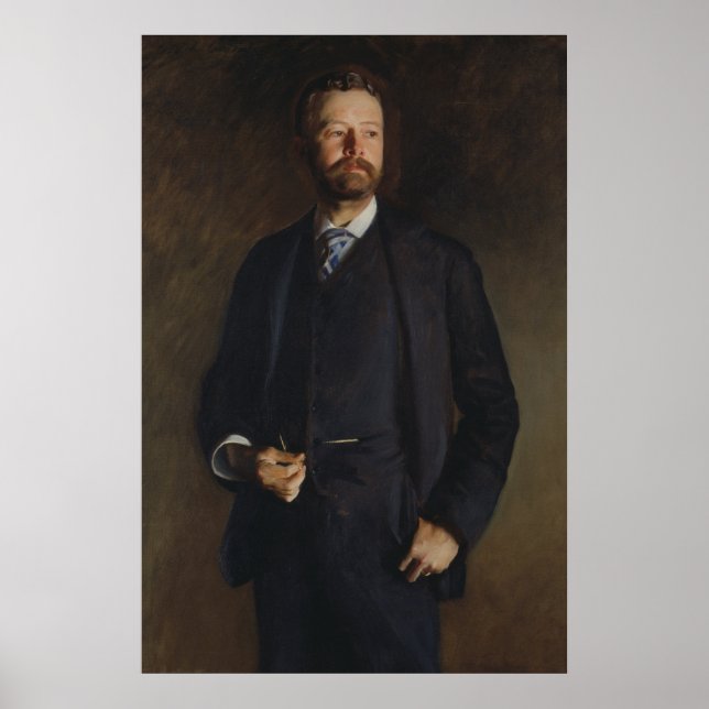 Poster Retrato de Henry Cabot Lodge por JS Sargent (Frente)