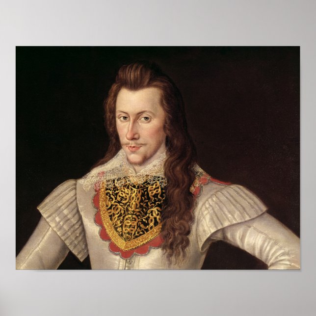 Pôster Retrato de Henry Wriothesley 3rd Earl (Frente)
