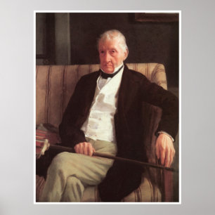Pôster Retrato de Hilaire de Gas, 1857 Edgar Degas