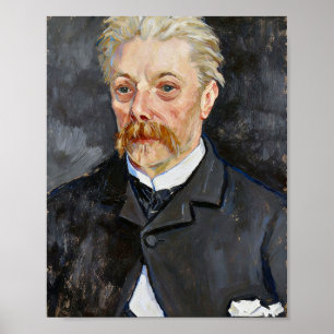 Poster Retrato de Homem com Bigode de Van Gogh