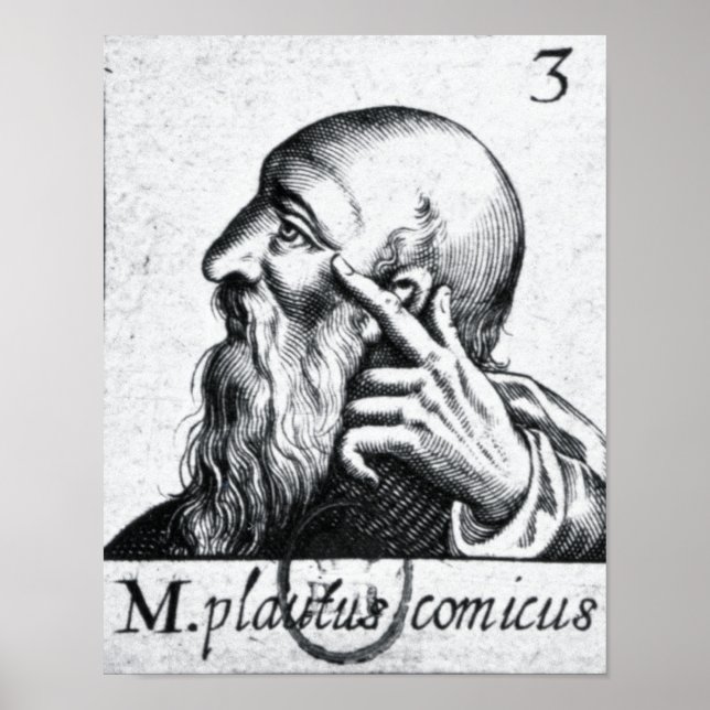 Poster Retrato de Horace retrato de Scipio (Frente)