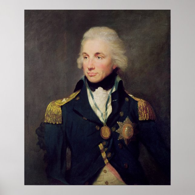 Pôster Retrato de Horatio Nelson, Visconde Nelson (Frente)
