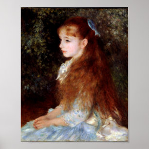 Poster Retrato de Irene Cahen D'anvers por Pierre-Auguste