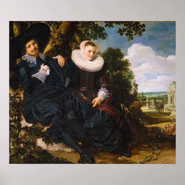 Pôster Retrato de Isaac Massa en Beatrix van der Laen (Frente)