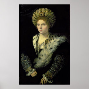 Pôster Retrato de Isabella d'Este