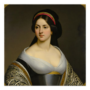 Pôster Retrato de Isabella Marie Rousseau Fine Art